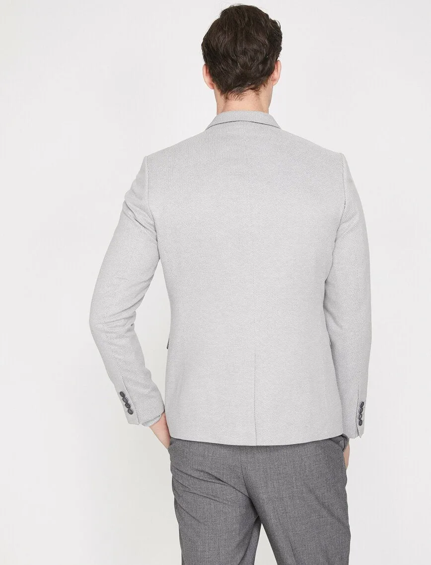 10835 Anthracite Self Patterned Blazer