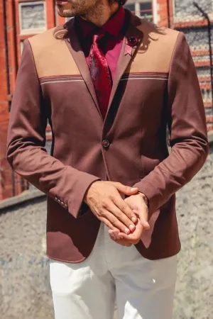 15558 Brown Blazer Jacket