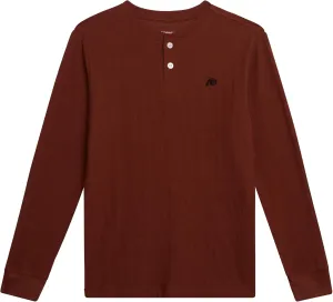 AEROPOSTALE Boys' Long Sleeve Henley Shirt - Cotton Ribbed Henley Long Sleeve Shirt - Thermal Henley Top for Boys (8-16)