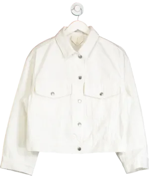 Arket White Oversize Denim Jacket UK 8