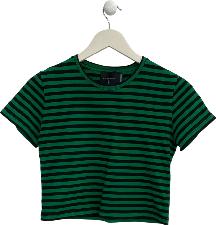 Birgitte Herskind Green Striped Tee UK S