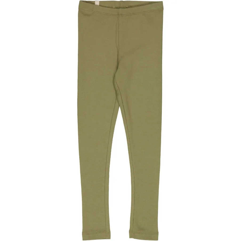 Rib Leggings - winter moss
