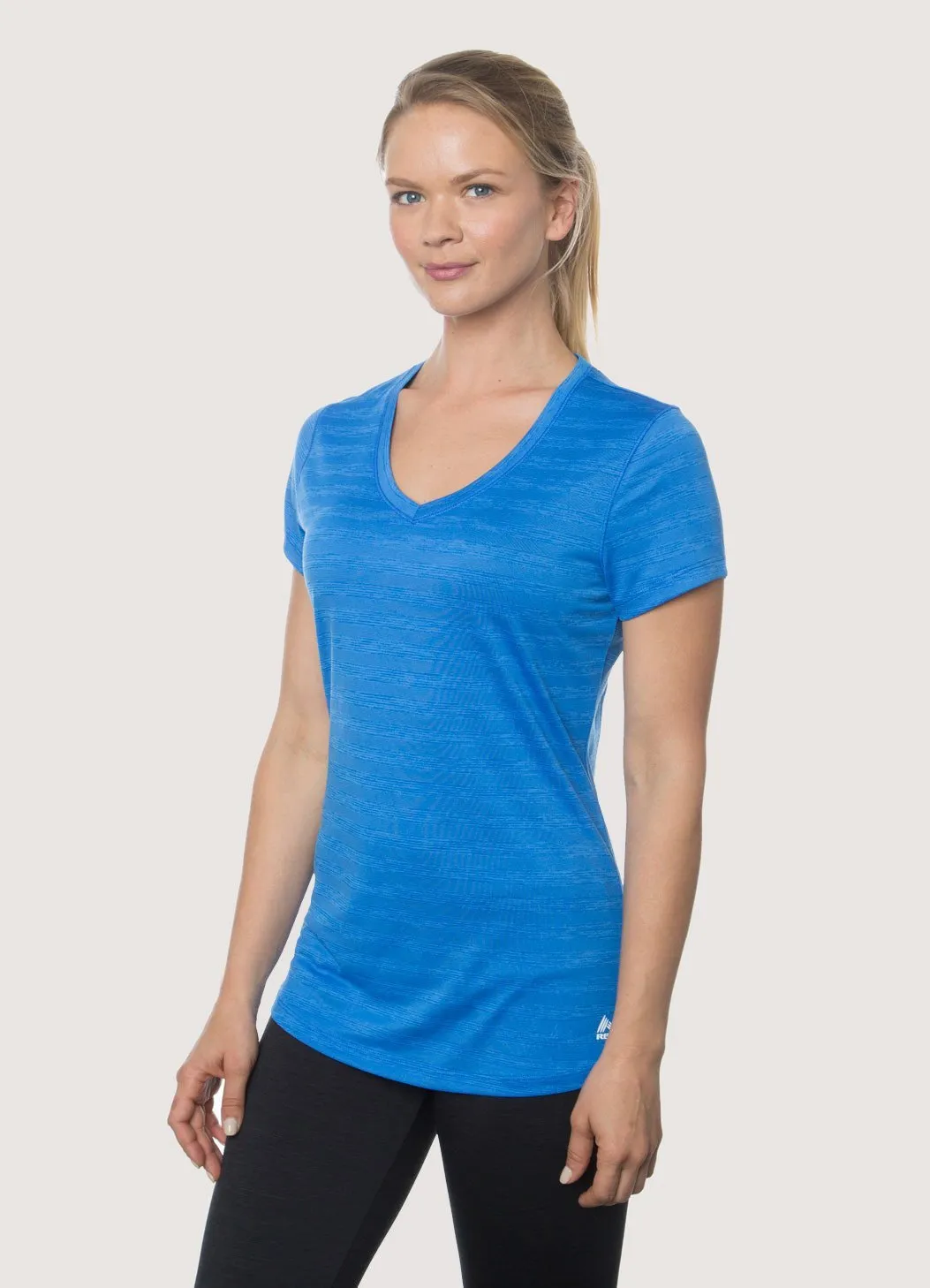 Stratus Striped V-Neck